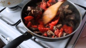 Овощное рагу с печенью