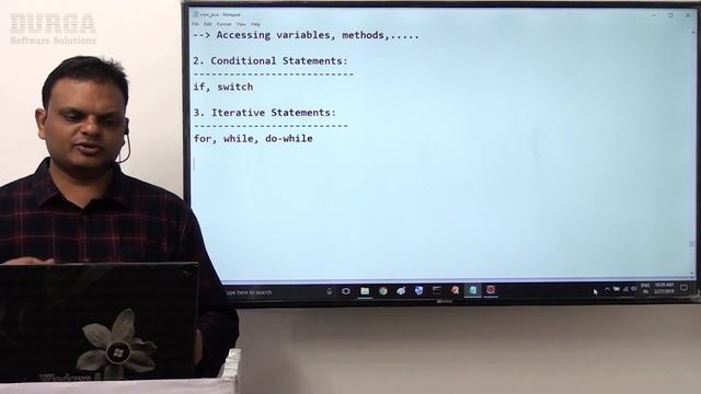 Core Java || Language Fundamentals || Java Statements Part - 1 || by Nagoor Babu