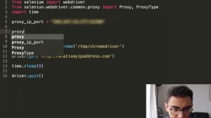 How to use proxy in Selenium Python