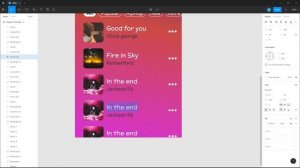 Design | Music app | Figma