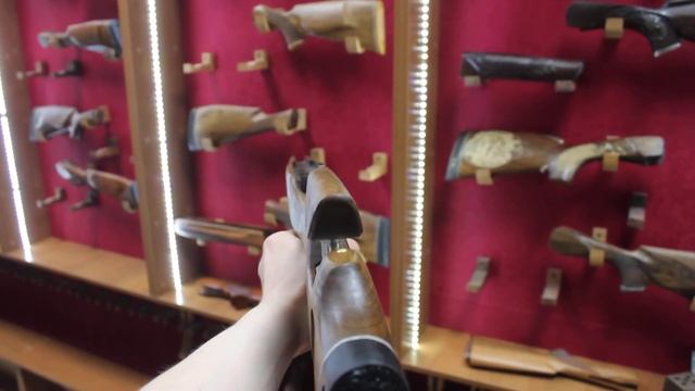 Снайперский приклад винтовки Драгунова на винтовку Мосина КО-91/30 из "Красного Дерева"