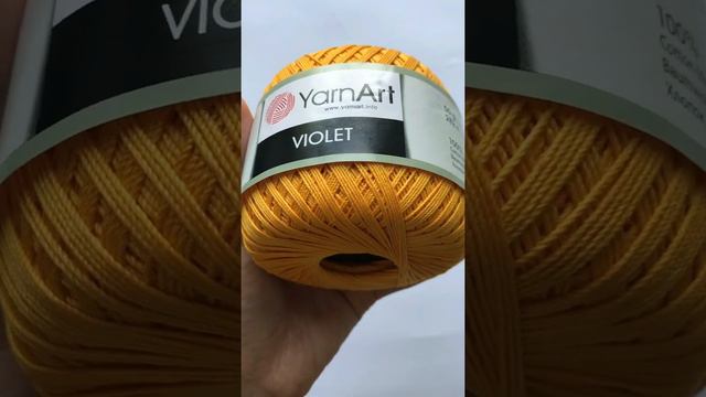 Подробный обзор пряжи YarnArt Violet №5307 Подсолнух