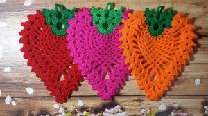 МК Прихватка "Ягодка" крючком(часть первая)