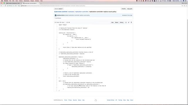 Sentinel and Kubernetes Resources - Replication controller replica count policy enforcement