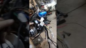 подготовили супер свап комплект мотора к6а на снегоход BRP.