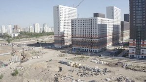 Пролетая над жк Люблинский Парк от ПИК. Новостройки Москвы. Печатники. Нагатинский затон