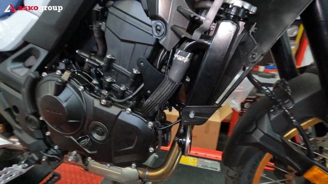 Honda XL750 Transalp 2023 - OEM ENGINE GUARD AND SKIDPLATE INSTALL - Complete Video Tutorial