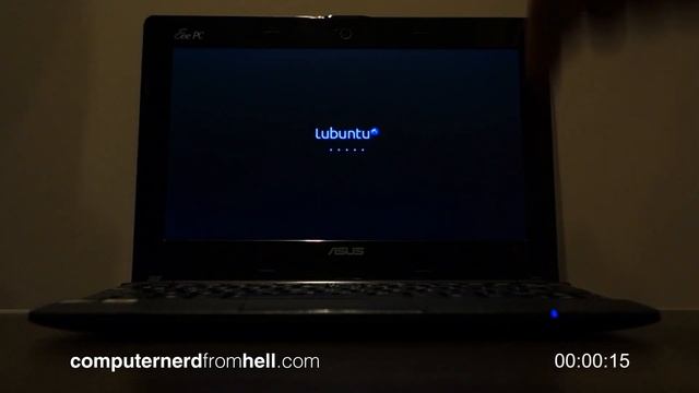Booting Lubuntu from SSD on an Asus Eee X101H смотреть онлайн