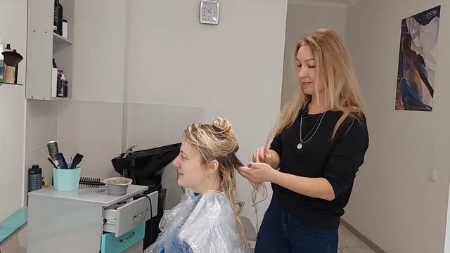 Ламинирование волос.