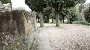 Exploring San Francesco Monastery in Fiesole, Italy. The view of Florence is amazing.