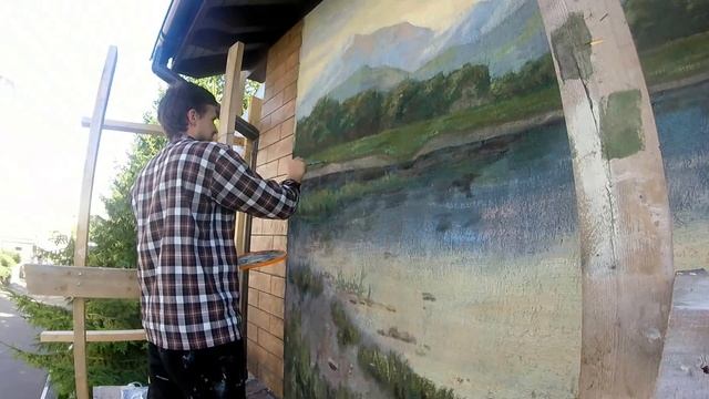 Роспись стен. Фасад дома 3 часть смотреть онлайн