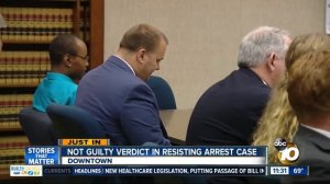 Not guilty verdict in resisting arrest case