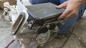 Королла, замена заслонок отопителя/, кондиционера