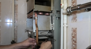 Газовый котёл Vaillant Как самому снять первичный теплообменник, почистить и прокачать расширительны