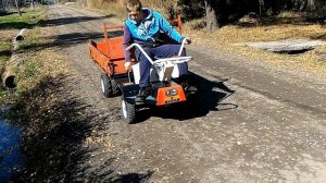 Самоходная тележка лифт, самосвал Yamaguchi