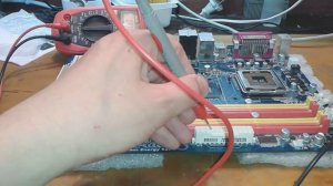 Посадка и контроль качества запайки чипа на плату GA-EP41-UD3L