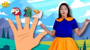 Animals finger family | Birds finger | Kids Funny Songs