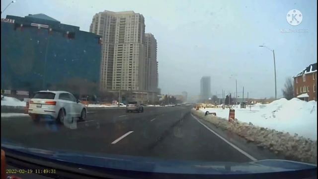 Mississauga City 4K: Winter Drive Tour 2023: Square One Mall | Downtown | Cooksville | Erindale Par смотреть онлайн