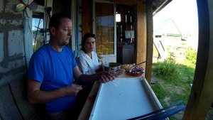 уДачные выходные. Готовим Люля-кебаб на самодельных шампурах.