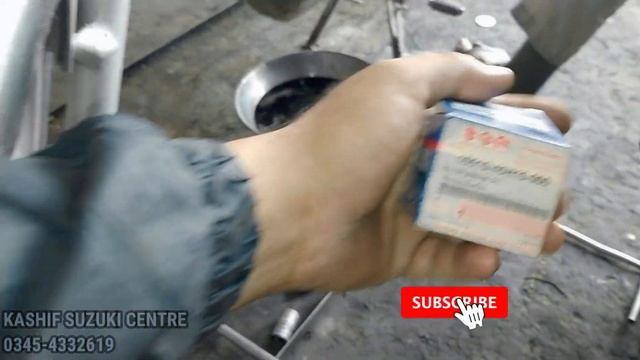 SUZUKI GD 110s ENGINE OIL AND OIL FILTER CHANGE VERY EASY AT HOME@kashifsuzukicentre