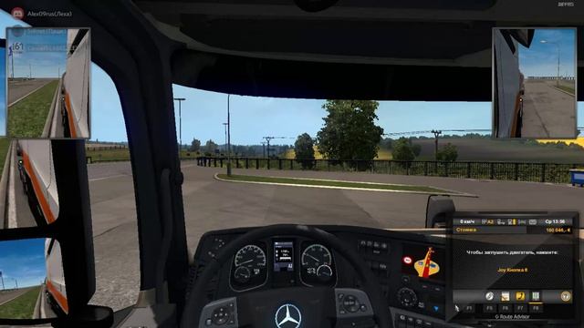 Euro Truck Simulator 2, едем в Калининград. смотреть онлайн