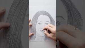 Как нарисовать Милану Некрасову, портрет карандашом / How to draw a portrait of Milana Nekrasova
