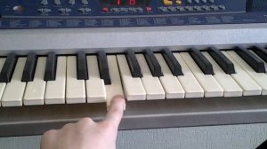 Обучение игре на фортепиано (синтезаторе)- Гаммы