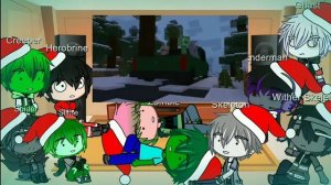 Monster School react to Christmas Challenge