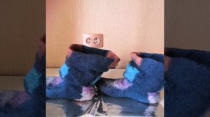 Носочки валяные. Джурабы, чуни, носочки, валенки домашние. Валяние.