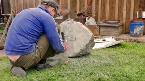 Резка камня болгаркой