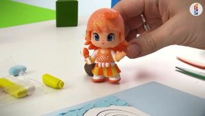 Развивающее видео - лепка для детей. Картина из пластилина