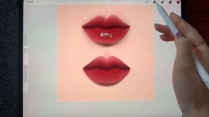 How to draw lips. Рисуем реалистичные губы в Procreate с 0. Подробный видео-урок