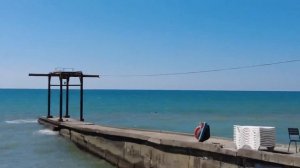 Адлер. Пляж «Парус»