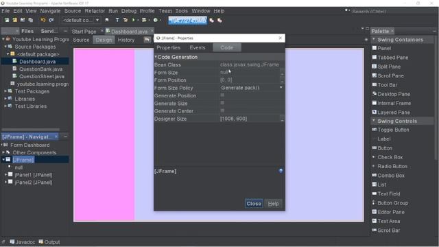 Dashboard Java Gui Tutorial || Java Gui Design Tutorial List