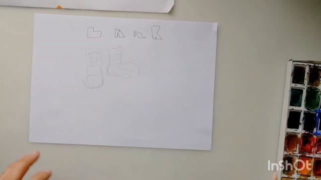 Одежда, Акварель, Наброски