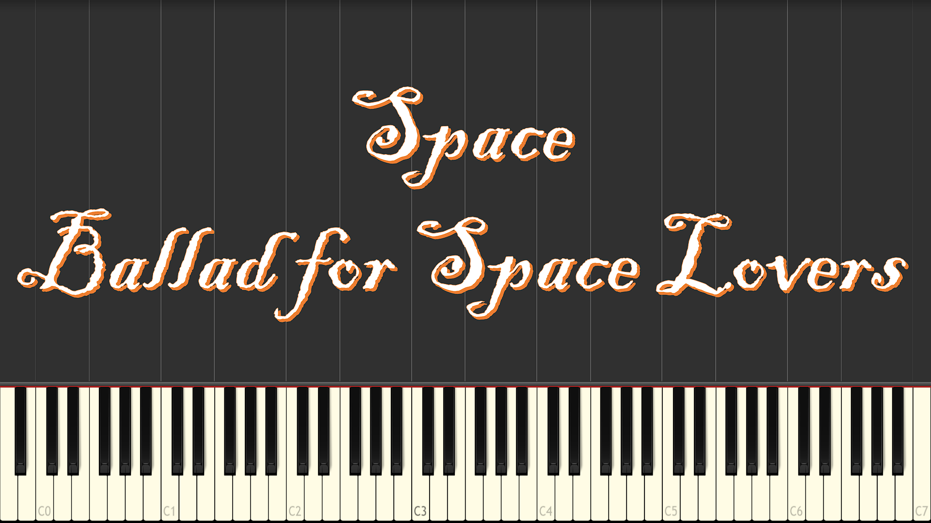 Ballad for space lover space. Ballad for a Space lovers.