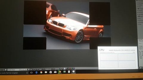 BMW Benchmark Blender - Intel G4600 | 09;46 min