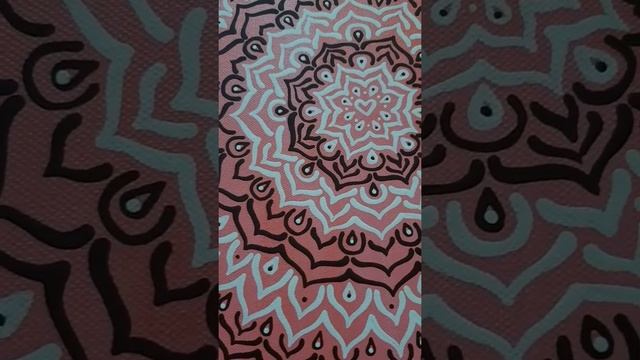 Современная Картина для Интерьера, Мандала на холсте, Художница Екатерина Мамаева Пермь