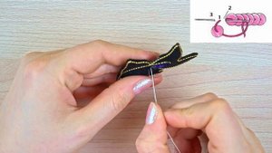 Брошь РЫБКА из пайеток и бисера \ Мастер-класс
