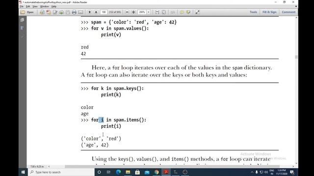 APPLICATION DEVELOPMENT USING PYTHON 30 | 18CS55 |The Dictionary Data Type