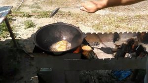 Тушёные ИНДЮШАЧЬИ ГУЗКИ в казане + ХОРОВАЦ.