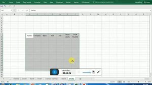 MS Excel Basic Technic work