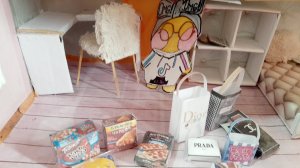 ДОМ УТОЧКИ ЛАЛАФАНФАН  Мебель ,сумки ,еда для Уточки Лалафанфан из бумаги/ утя из ТТ