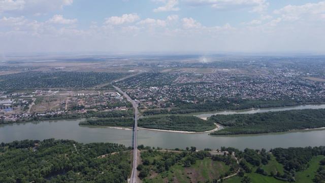 Павлодар. Старый автомобильный мост. Съемка дроном DJI Mini 2 Fly More Combo.