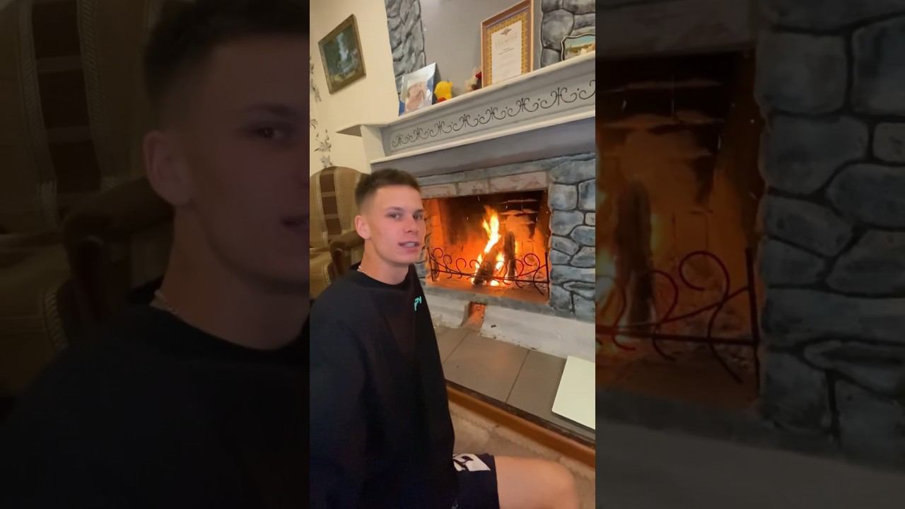 Согреемся у камина в деревне ?❤️ смотреть онлайн