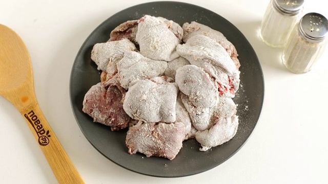 Куриная печень на сковороде