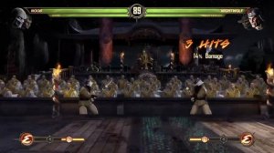 MK9 Tag Ladder Expert Noob Saibot 1 vs 2 no use tag team partner