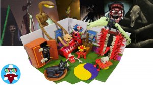 КОМНАТА СТРАХА ТРЕВОРА ХЕНДЕРСОНА Trevor Henderson's monsters with clay