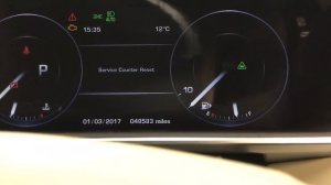L405 Range Rover Service Reset