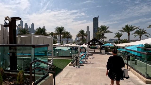 Hilton Dubai Palm Jumeirah 5* Dubai NEW Hotel! Walking TOUR смотреть онлайн